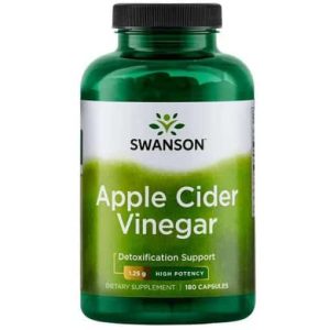 خرید و قیمت کپسول سرکه سیب سوانسون Swanson Apple Cider Vinegar –